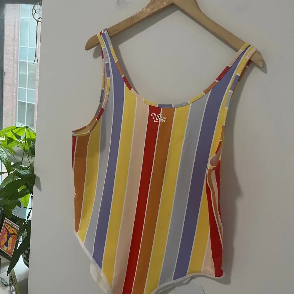 NEW Nike Rainbow Stripe Bodysuit Size 1X